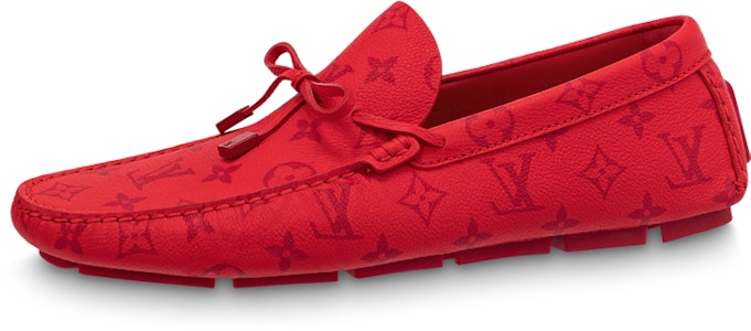 路易威登红色字母印花驾车豆豆鞋 1AAPY6 Buy 路易威登红色字母印花驾车豆豆鞋 1AAPY6