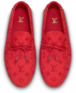 路易威登红色字母印花驾车豆豆鞋 1AAPY6 Order 路易威登红色字母印花驾车豆豆鞋 1AAPY6