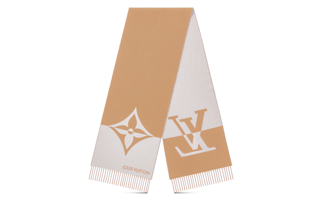 Louis Vuitton Dual Graphic  Wool Scarf Brown. M79098 圖 2