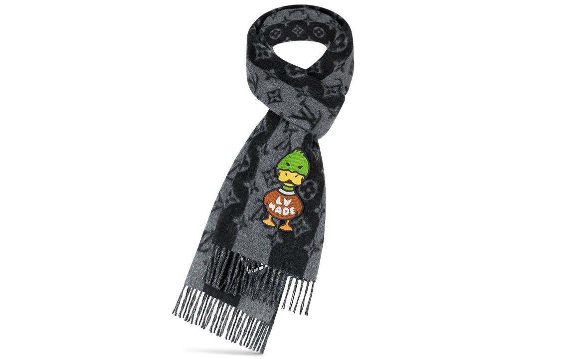 Louis Vuitton Duck Pattern Cashmere Knitted Scarf Unisex MP3256 圖 3