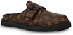Louis Vuitton 'Monogram Splatter' Slide Coklat Mudah 1ABFDJ