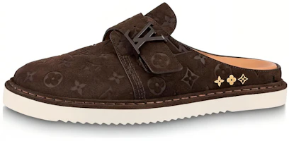Buy Louis Vuitton Easy Mule 'Brown Velvet Slipper' 1AAV8Z