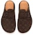 Louis Vuitton Easy Mule 'Brown Velvet Slipper' 1AAV8Z