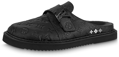 Louis Vuitton Easy Mules 'Black Monogram' 1AA0CA Louis Vuitton Easy Mules 'Black Monogram' 1AA0CA