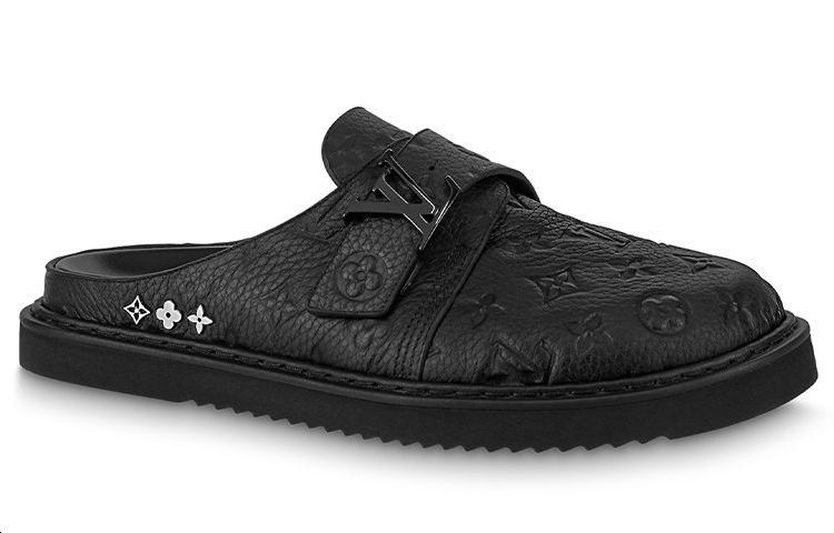 Order 루이비통 블랙 모노그램 이지 뮬 1AA0CA