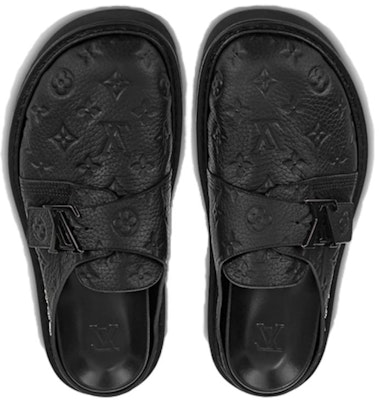 Louis Vuitton Easy Mules 'Black Monogram' 1AA0CA Shop Louis Vuitton Easy Mules 'Black Monogram' 1AA0CA