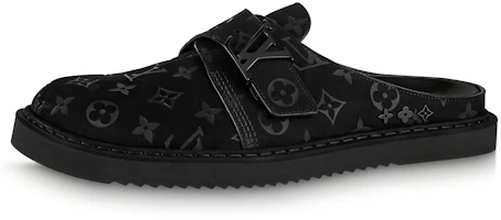 Louis Vuitton Easy Mules 'Black Monogram' 1ABLHY Louis Vuitton Easy Mules 'Black Monogram' 1ABLHY