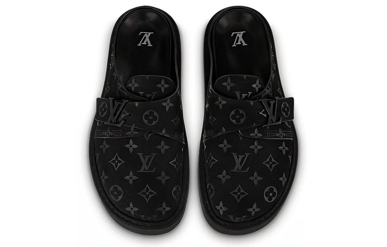 Lookbook Louis Vuitton Easy Mules ''Monogram Nero'' 1ABLHY