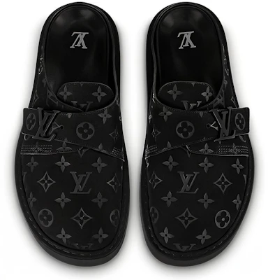 Louis Vuitton Easy Mules ''Monogram Nero'' 1ABLHY Lookbook Louis Vuitton Easy Mules ''Monogram Nero'' 1ABLHY