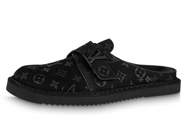 Louis Vuitton Easy Mules 'Black Monogram' 1ABLHZ
