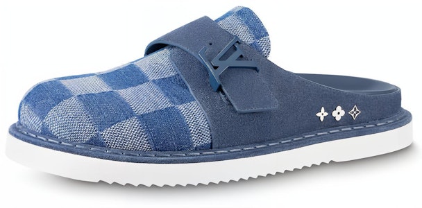 路易威登 Easy 混合材質 包頭搭扣 休閒鞋 男款 藍色 Buy 路易威登 Easy 混合材質 包頭搭扣 休閒鞋 男款 藍色