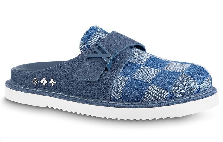 Order ルイ・ヴィトン デニムプラッド イージーミュール 1AA0BX