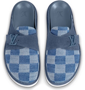 路易威登 Easy 混合材質 包頭搭扣 休閒鞋 男款 藍色 Lookbook 路易威登 Easy 混合材質 包頭搭扣 休閒鞋 男款 藍色