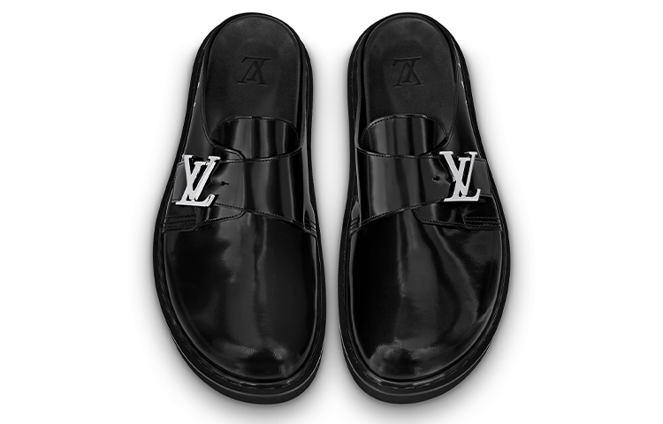 Lookbook 路易威登黑色时尚拖鞋 1A8XNR