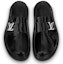 Lookbook Louis Vuitton Easy Slides 'Black Fashion' Hitam 1A8XNR