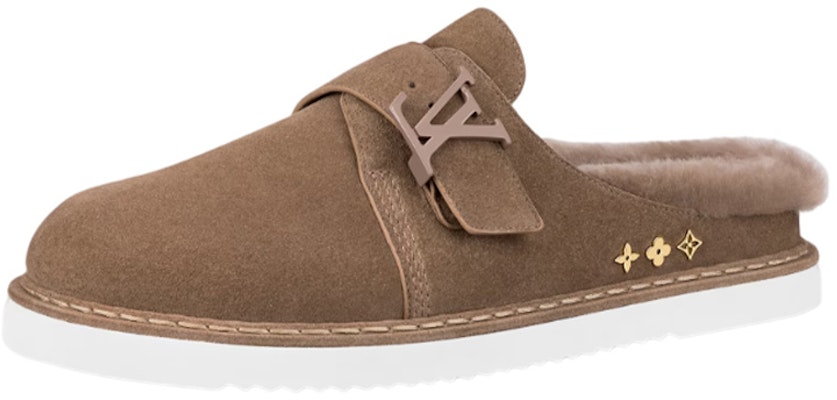 Louis Vuitton Easy Slipper 'Brown Suede Mule' 1A9IOA Buy Louis Vuitton Easy Slipper 'Brown Suede Mule' 1A9IOA