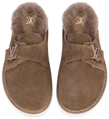 Louis Vuitton Easy Slipper 'Brown Suede Mule' 1A9IOA Lookbook Louis Vuitton Easy Slipper 'Brown Suede Mule' 1A9IOA