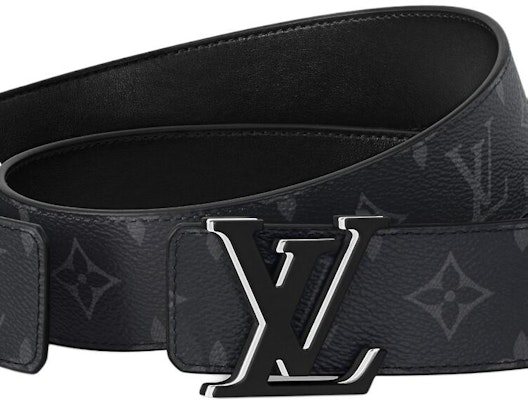 路易威登Eclipse黑色Monogram帆布腰带男女情侣款4CM宽 M8505S Shop 路易威登Eclipse黑色Monogram帆布腰带男女情侣款4CM宽 M8505S