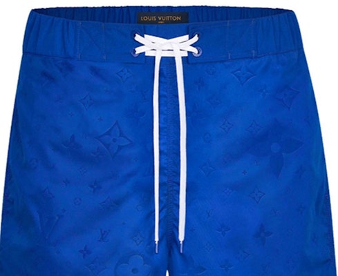 LOUIS VUITTON Seluar Pendek Pantai Cetakan Logo Biru Elektrik Lace-Up 1A5D5W Purchase LOUIS VUITTON Seluar Pendek Pantai Cetakan Logo Biru Elektrik Lace-Up 1A5D5W