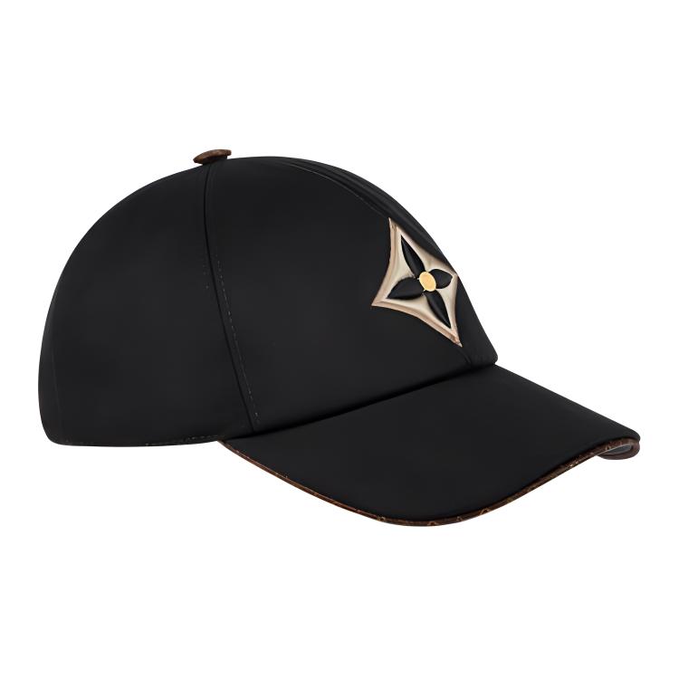 Louis Vuitton Elegant Classic Silk Leather Baseball Cap Unisex M77806