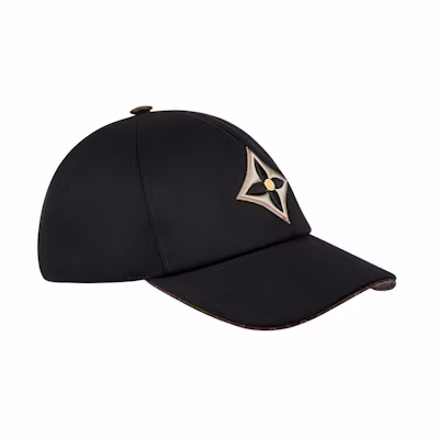 Louis Vuitton Elegant Classic Silk Leather Baseball Cap Unisex M77806