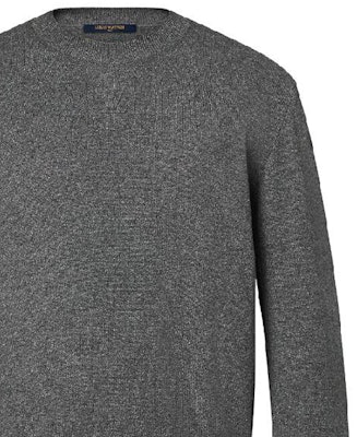 LOUIS VUITTON Embossed Monogram Crewneck Long Sleeve Sweater Grey Men. 1A9VV1 Shop LOUIS VUITTON Embossed Monogram Crewneck Long Sleeve Sweater Grey Men. 1A9VV1