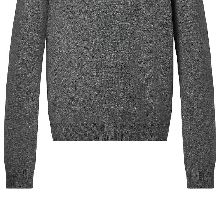Sizing LOUIS VUITTON Embossed Monogram Crewneck Long Sleeve Sweater Grey Men. 1A9VV1