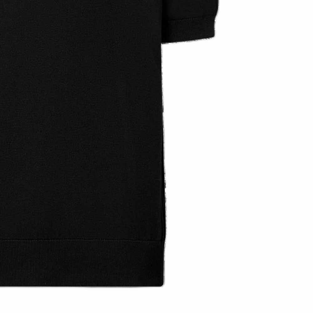 Details for LOUIS VUITTON Embossed Pattern Button-Up Polo Shirt Black 1AFVKO