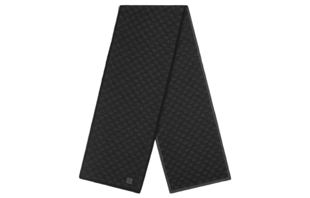 LOUIS VUITTON Embossed Wool Knit Scarf for Men M77988 圖 2