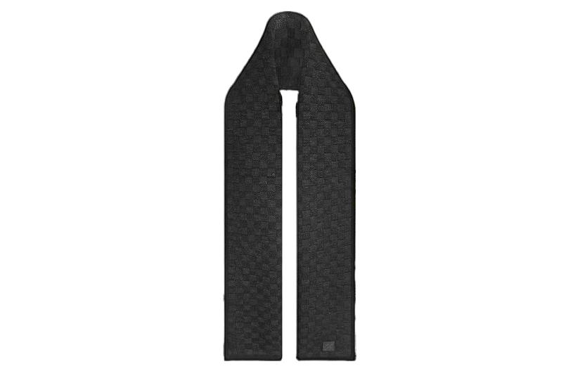 LOUIS VUITTON Embossed Wool Knit Scarf for Men M77988 圖 3