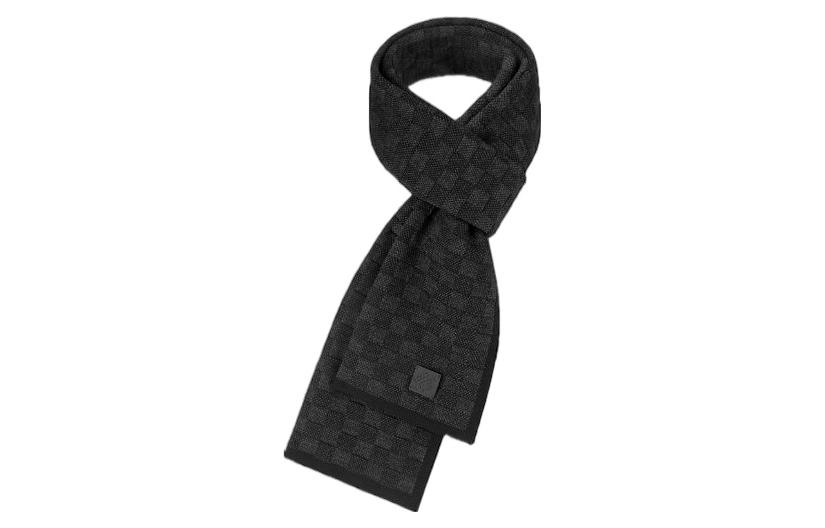 LOUIS VUITTON Embossed Wool Knit Scarf for Men M77988 圖 4