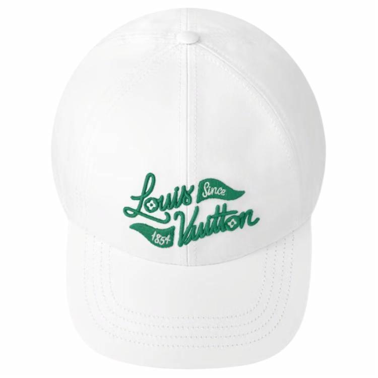 Purchase 路易威登白色刺繡徽章純棉棒球帽 情侶款 男女適用 M5023M