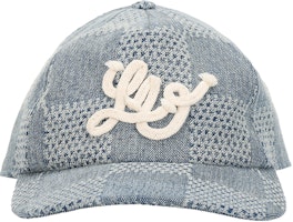LOUIS VUITTON Embroidered Cotton Baseball Cap Blue Unisex Couple Style m7534m LOUIS VUITTON Embroidered Cotton Baseball Cap Blue Unisex Couple Style m7534m