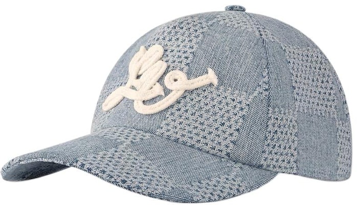 路易威登藍色刺繡棉質棒球帽 情侶款 男女同款 m7534m Order 路易威登藍色刺繡棉質棒球帽 情侶款 男女同款 m7534m