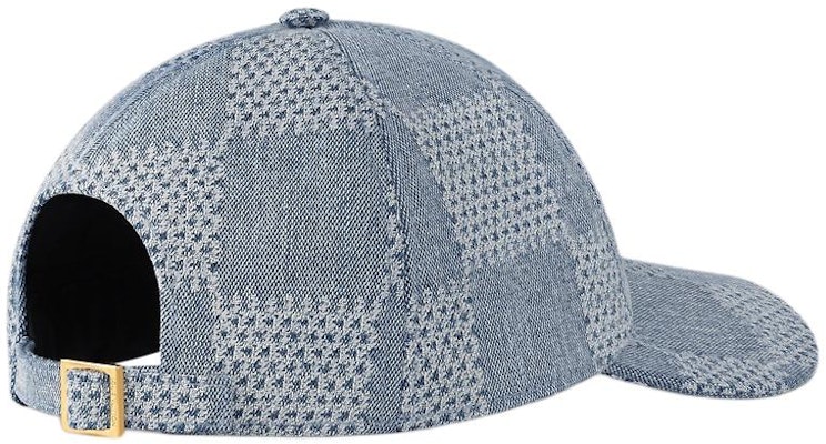 路易威登藍色刺繡棉質棒球帽 情侶款 男女同款 m7534m Shop 路易威登藍色刺繡棉質棒球帽 情侶款 男女同款 m7534m