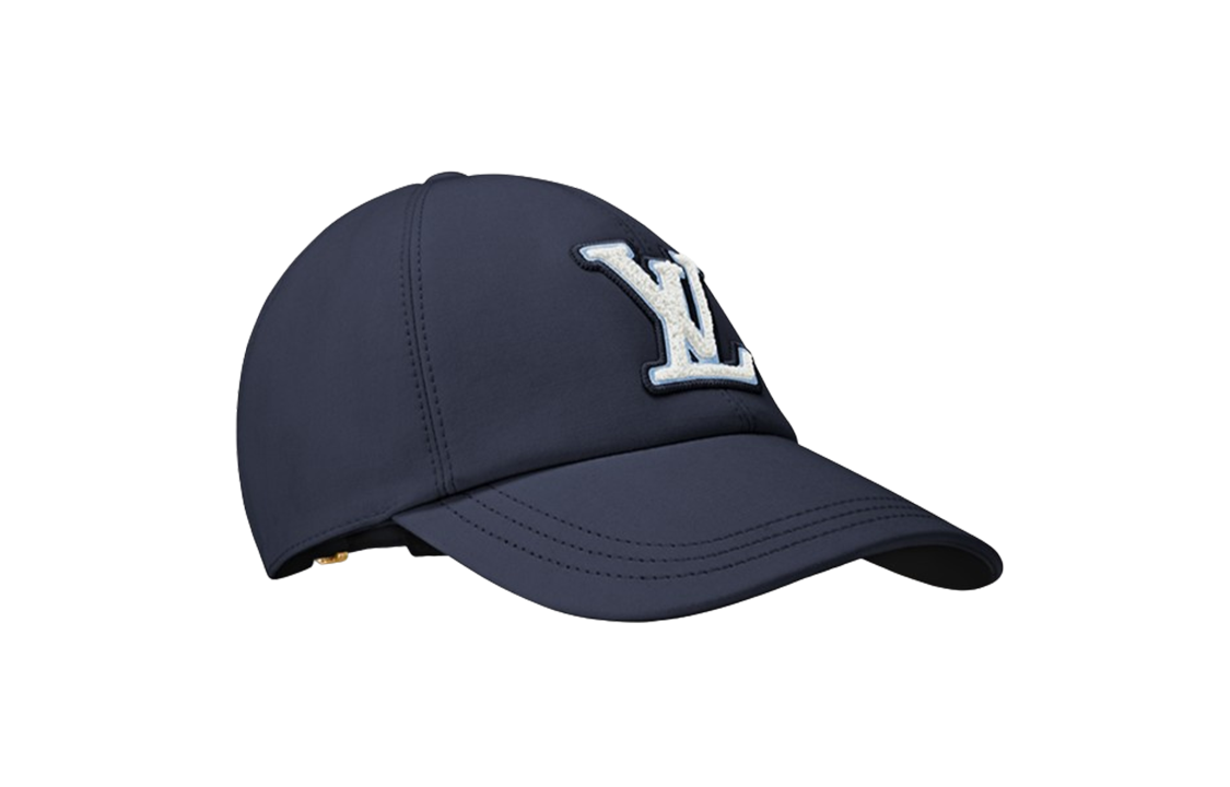 Order 루이비통 LV 자수 코튼 야구 모자 미드나잇 블루 유니섹스 M7319M