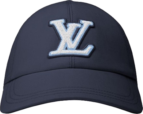 루이비통 LV 자수 코튼 야구 모자 미드나잇 블루 유니섹스 M7319M Lookbook 루이비통 LV 자수 코튼 야구 모자 미드나잇 블루 유니섹스 M7319M