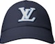 Lookbook 루이비통 LV 자수 코튼 야구 모자 미드나잇 블루 유니섹스 M7319M