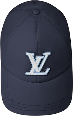 루이비통 LV 자수 코튼 야구 모자 미드나잇 블루 유니섹스 M7319M Purchase 루이비통 LV 자수 코튼 야구 모자 미드나잇 블루 유니섹스 M7319M