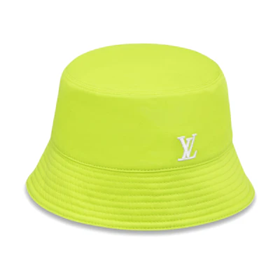 Louis Vuitton Embroidered LV Logo Fisherman Hat Unisex Couple Style Teal. M7064M