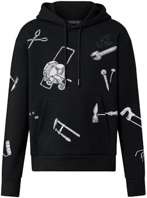 Louis Vuitton Hoodie Hitam Pola Bordir Alat. 1AB4U8 Order Louis Vuitton Hoodie Hitam Pola Bordir Alat. 1AB4U8