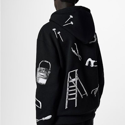 Louis Vuitton Hoodie Hitam Pola Bordir Alat. 1AB4U8 Purchase Louis Vuitton Hoodie Hitam Pola Bordir Alat. 1AB4U8