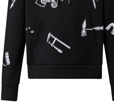 Louis Vuitton Hoodie Hitam Pola Bordir Alat. 1AB4U8 Sizing Louis Vuitton Hoodie Hitam Pola Bordir Alat. 1AB4U8