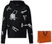 Cheap Louis Vuitton Hoodie Hitam Pola Bordir Alat. 1AB4U8