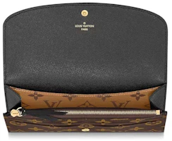 Lookbook Louis Vuitton Emilie Wallet Monogram Reverse