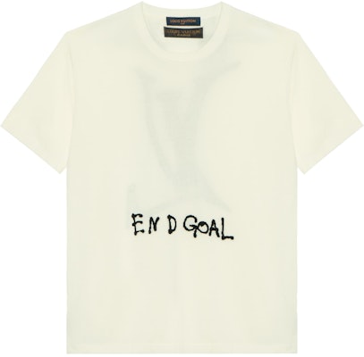 LOUIS VUITTON End Goal Baju-T Logo Besar Putih. 1A97AG Order LOUIS VUITTON End Goal Baju-T Logo Besar Putih. 1A97AG