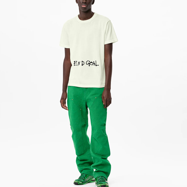 Purchase LOUIS VUITTON End Goal Baju-T Logo Besar Putih. 1A97AG