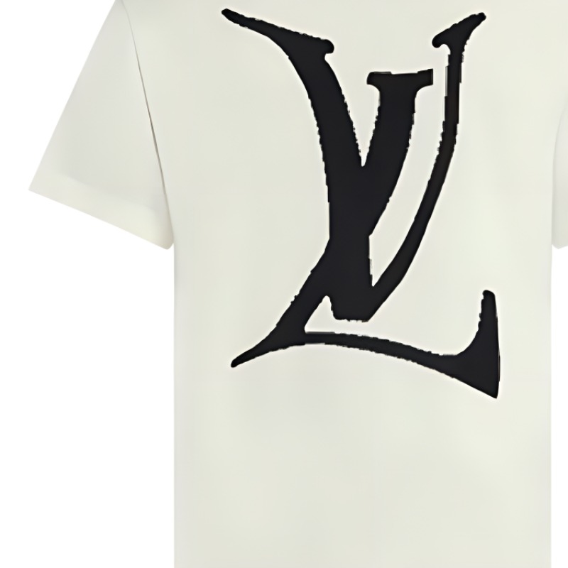 Sizing LOUIS VUITTON End Goal Baju-T Logo Besar Putih. 1A97AG