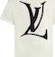 Sizing LOUIS VUITTON End Goal Baju-T Logo Besar Putih. 1A97AG