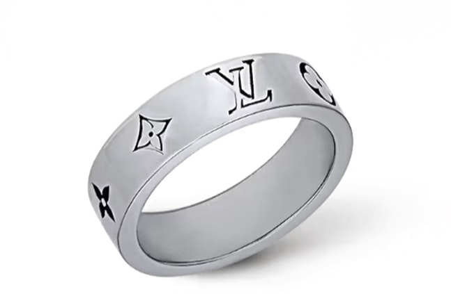 louis-vuitton-engraved-logo-brass-ring-unisex-couples-silver-accessory-m1503m